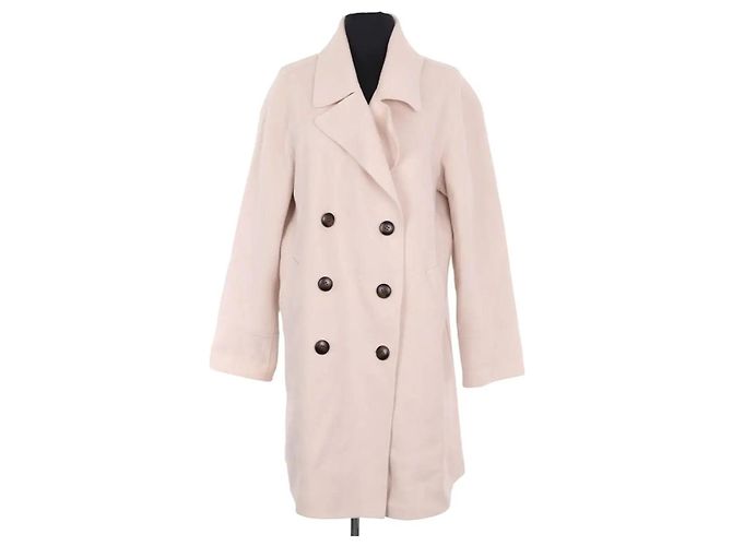 Gerard Darel wool coat ecru Cream