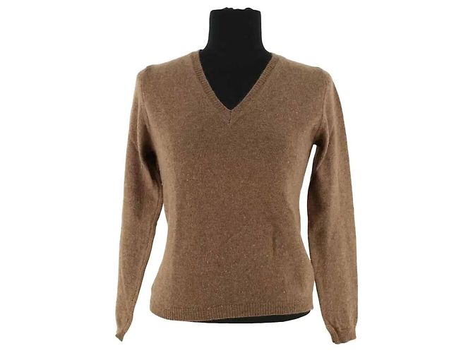 Pull Prada en cachemire marron