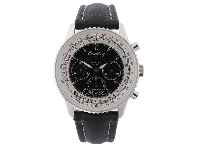 Breitling Montbrillant Automatic Wristwatch, ref. A30030.2, Black Dial