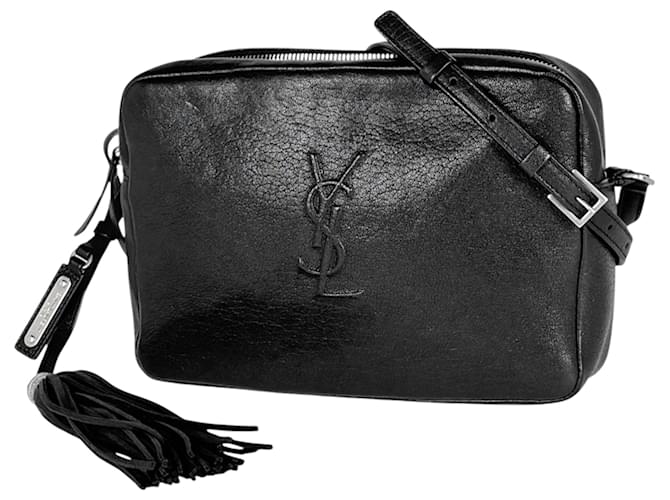 Sac à épaule en cuir Yves Saint Laurent Noir 