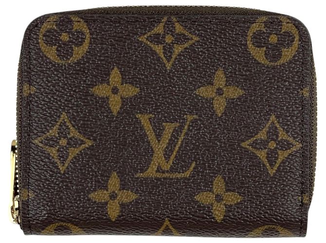 Monedero Zippy Louis Vuitton Castaño