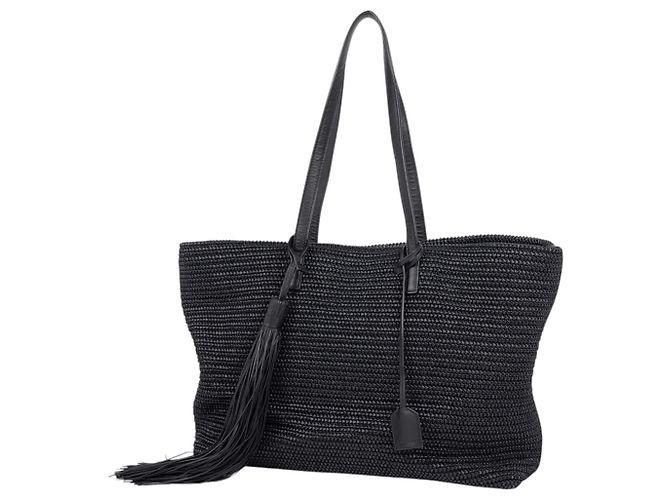 Bolso Tote Saint Laurent Negro