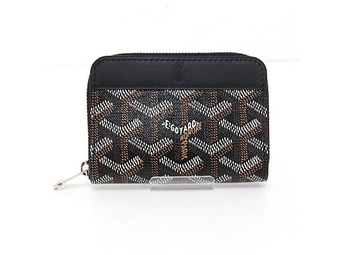 Goyard Matignon Coin Case Black Yellow