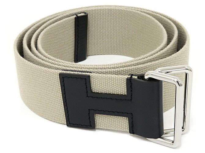 Hermès Hermes Nomade 40 Belt Black Beige