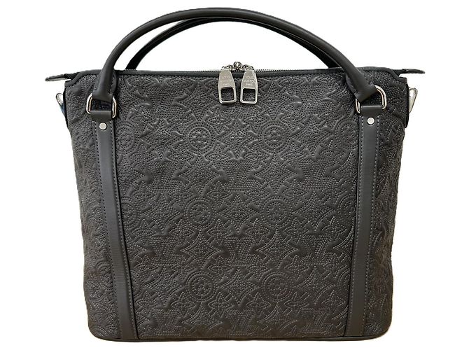 Louis Vuitton Ixia PM Lederhandtasche Braun Schwarz