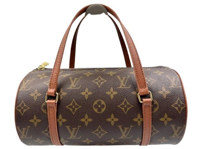 Louis Vuitton Papillon 26 Monogram Schultertasche Braun Monogramm