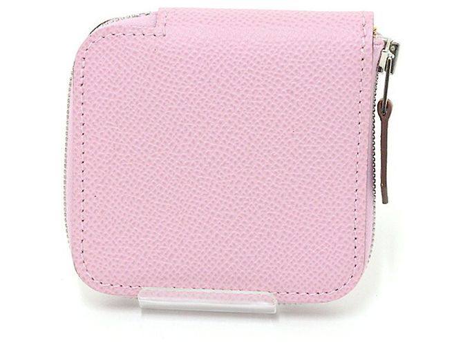 Hermès Hermes Azap Compact Mini Silk-in Coin Case Yellow