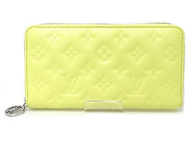 Louis Vuitton Monogram Zippy Wallet Coussin Jaune