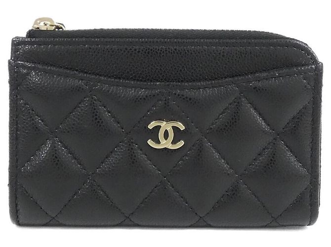 Chanel Timeless Classic Card Case Black