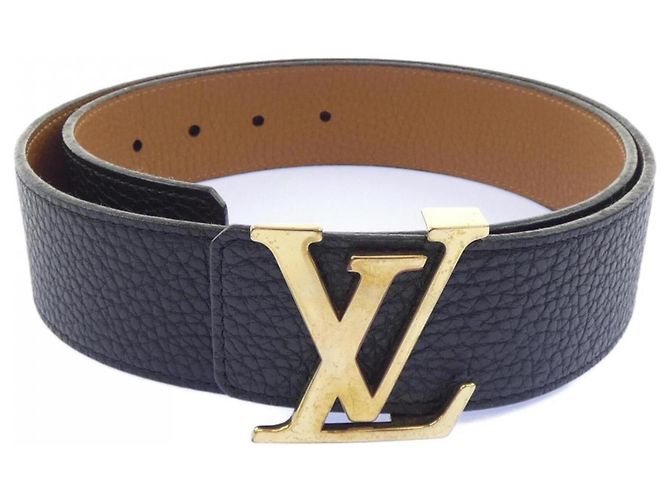 Louis Vuitton LV Initials 40MM Reversible Belt M9151 Brown Black