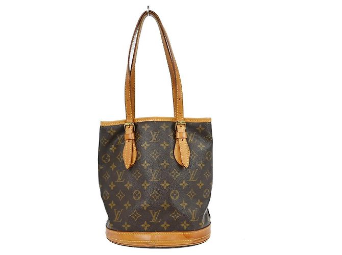 Louis Vuitton Bucket Monogram Canvas PM Marrom