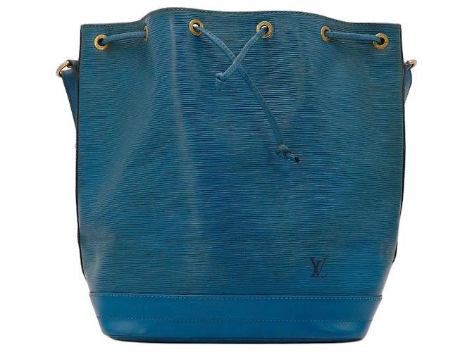 Borsa a Secchiello Louis Vuitton Epi Noe Blu 