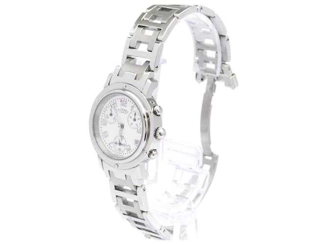 Hermès Hermes Clipper Chronograph Quartz Stainless Steel 31 