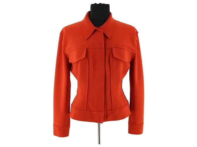 Norma Kamali Orange vest
