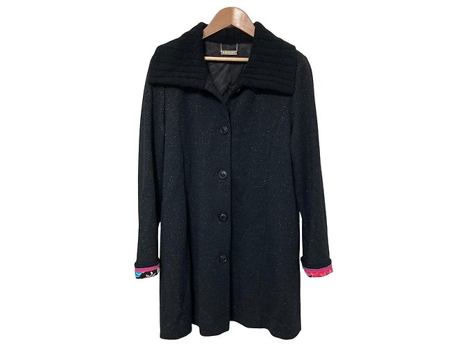 Autre Marque LEONARD Wool Coat Black