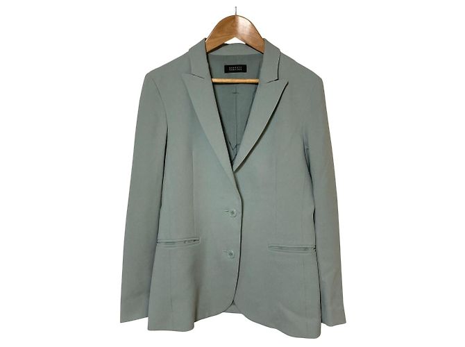 Autre Marque Barneys New York Single Tailored Jacket Green Light green