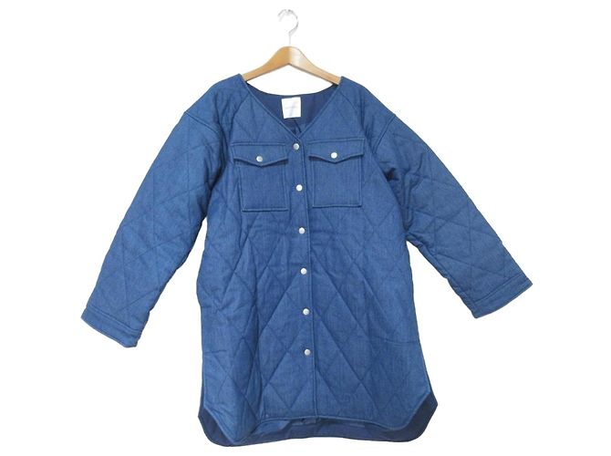 Autre Marque Casaco acolchoado em denim REDYAZEL Azul