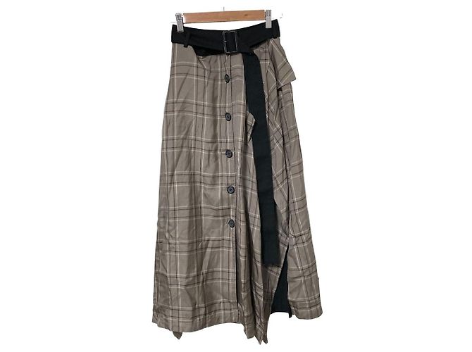 Autre Marque ADORE Karorock aus Viskose Beige