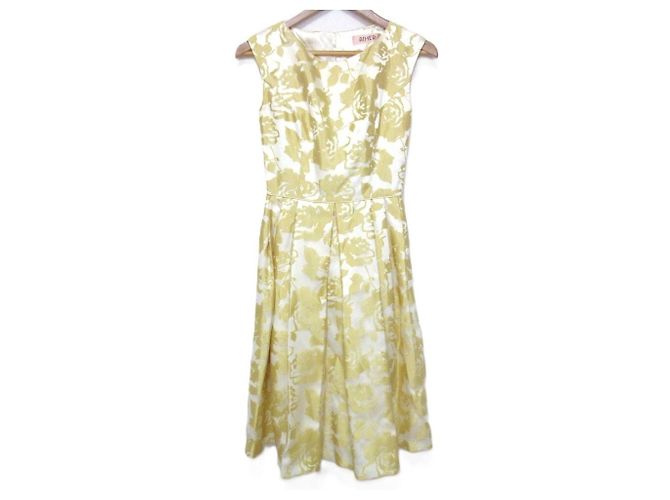 Autre Marque AIMER Organza-Kleid Gelb