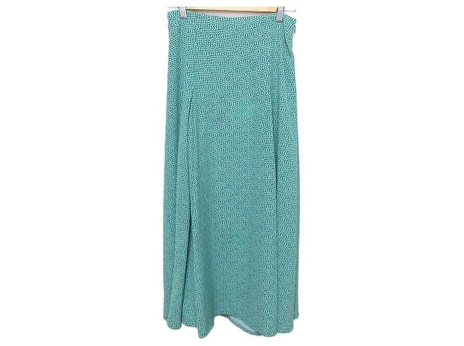 Autre Marque Falda maxi con estampado floral Ron Herman Verde