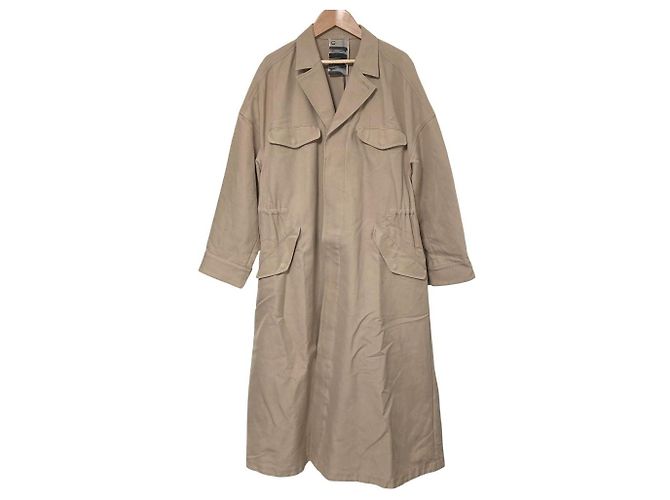 Autre Marque Abrigo largo militar Chaos Beige