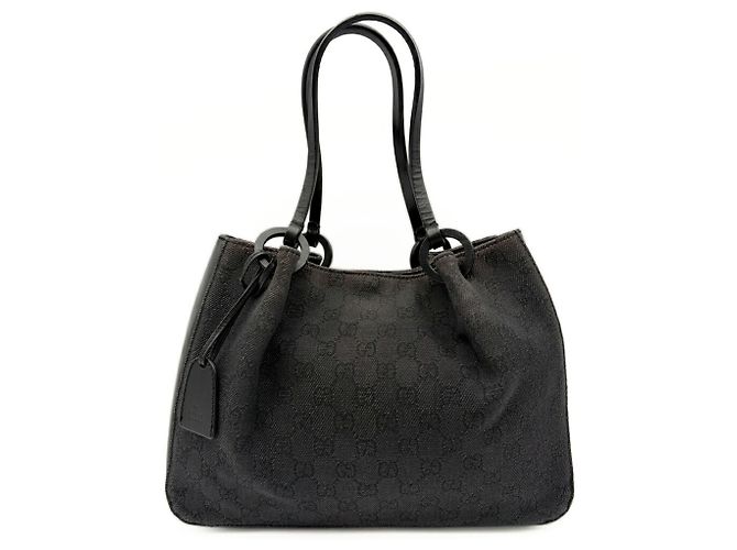 Sac cabas Gucci GG Canvas Noir