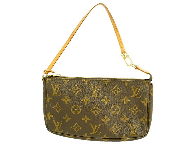 Borsa Pochette Accessoires Monogram Louis Vuitton Marrone