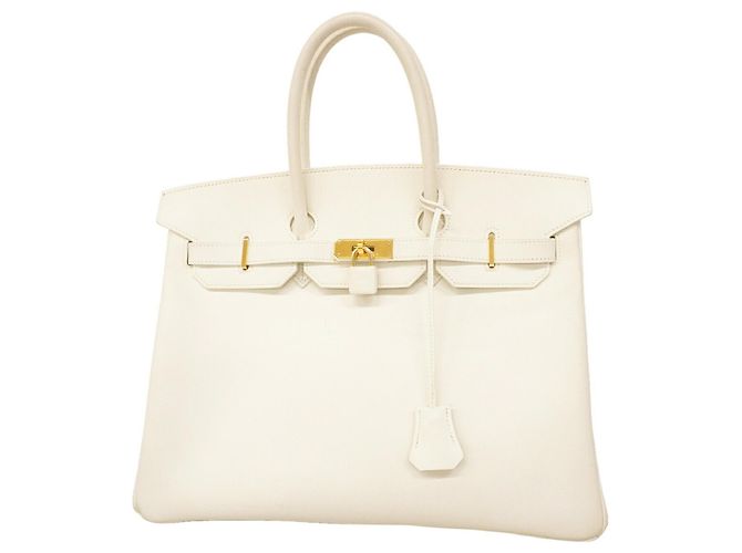 Hermès Bolsa Hermes Birkin 35 Branco