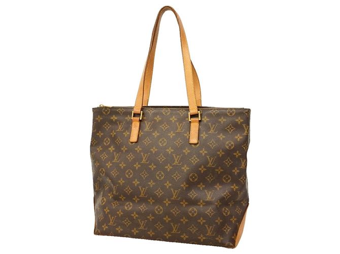 Borsa Cabas Mezzo Monogram Louis Vuitton Marrone