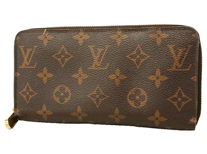 Portafoglio Zippy Monogram Louis Vuitton Marrone