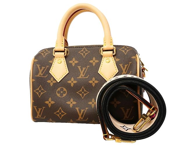 Borsa Louis Vuitton Monogram Speedy Bandoulière 20 Marrone