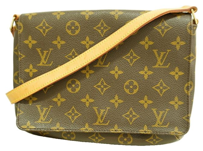 Borsa a tracolla Louis Vuitton Monogram Musette Tango Marrone