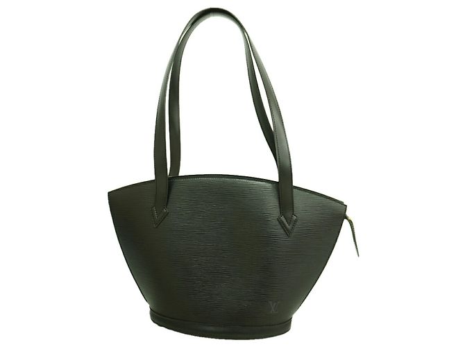 Borsa a tracolla Louis Vuitton Epi Saint Jacques Poignée Long Nero