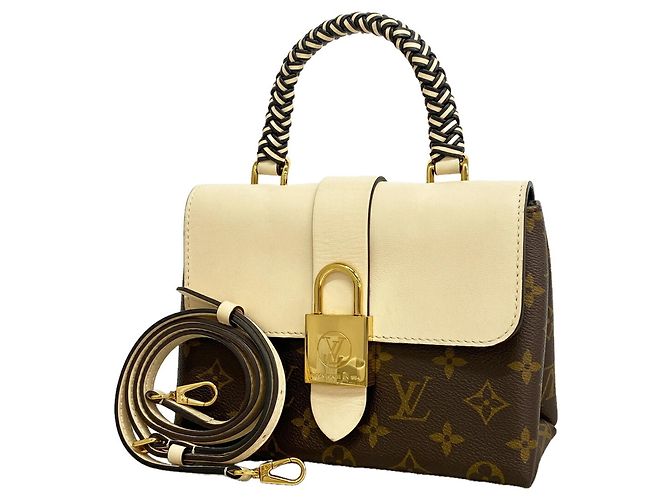 Bolsa Louis Vuitton Monogram Rocky BB Marrom Cru