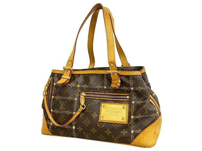 Saco Tote Louis Vuitton Monogram Rivet Marrom