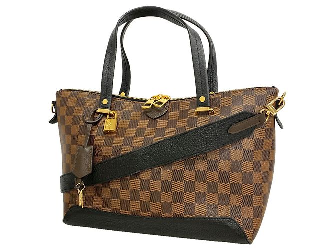 Borsa Louis Vuitton Damier Hyde Park Nero Damier ebene