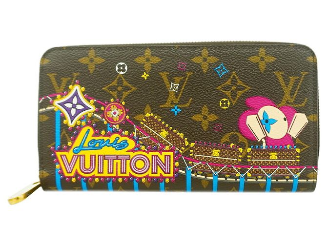 Cartera larga Louis Vuitton Monogram Vivienne Castaño Multicolor