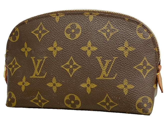 Louis Vuitton Monogram Pochette Tic Tasche Braun