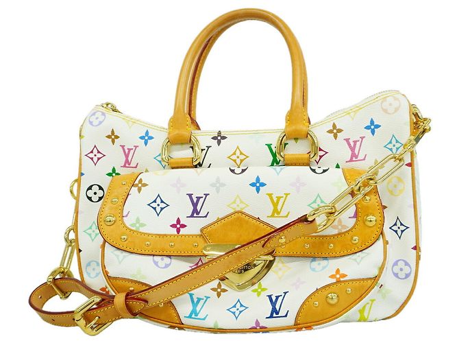 Louis Vuitton Monogram Multicolor Rita Handtasche Weiß