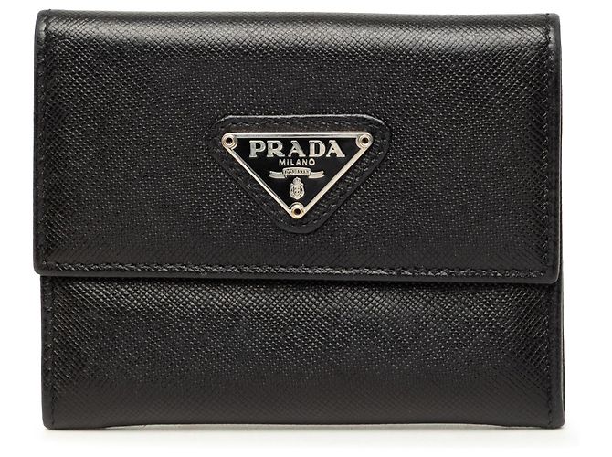 Prada Black Saffiano Card Holder