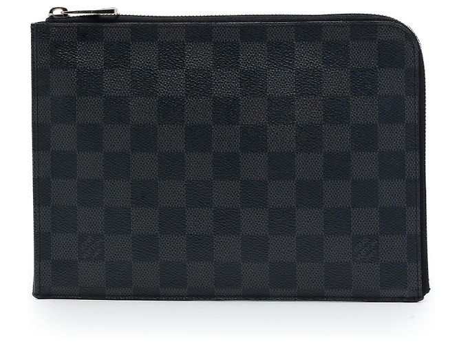 Louis Vuitton Black Damier Graphite Pochette Jour PM Nero