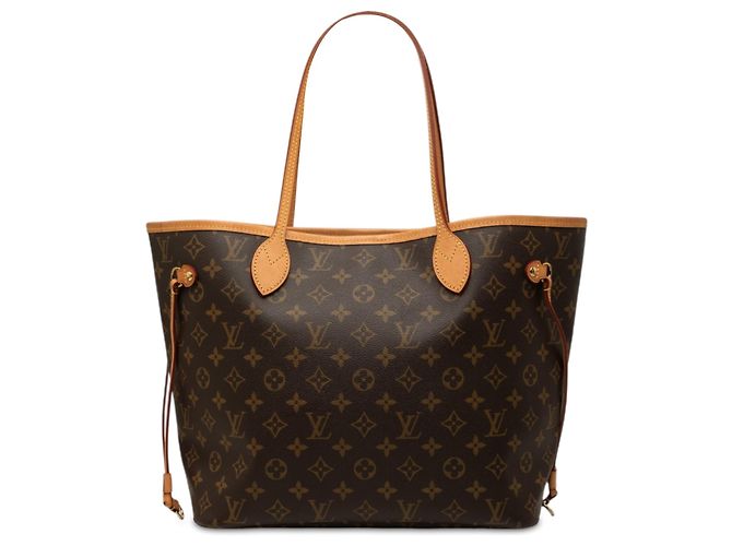 Louis Vuitton Brown Monogram Neverfull MM Marrone