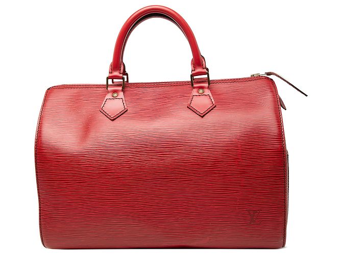 Louis Vuitton Red Epi Speedy 30 Rouge