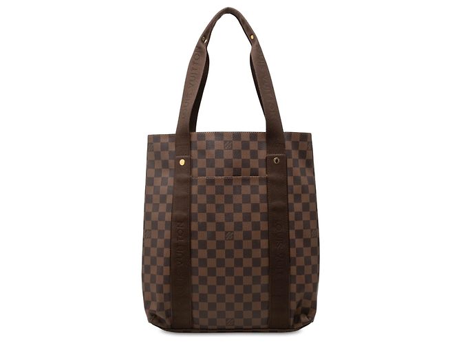 Louis Vuitton Brown Damier Ebene Cabas Beaubourg Marron