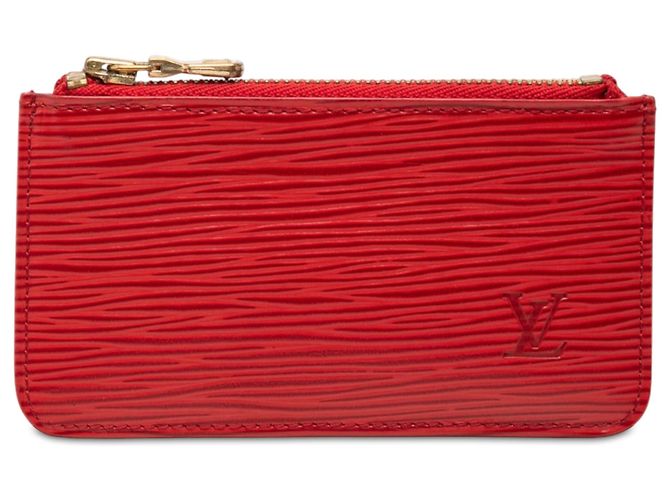 Louis Vuitton Red Epi Pochette Cles