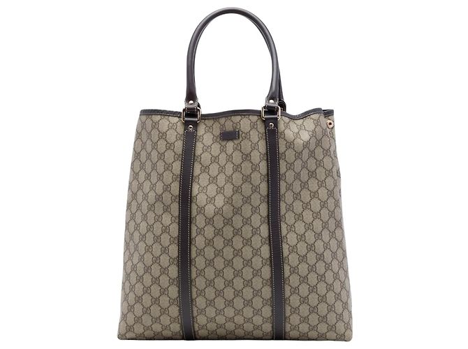 Tote Verticale Gucci Beige GG Supreme Joy