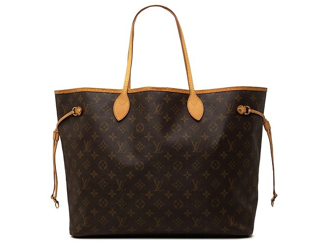 Louis Vuitton Brown Monogram Neverfull GM Marrom