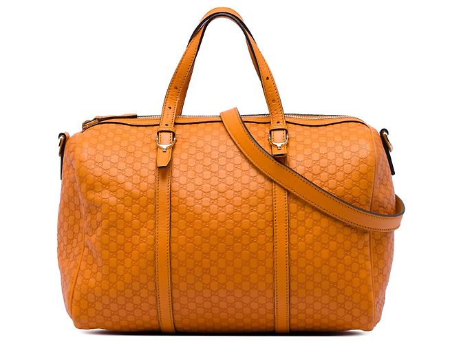 Bolso Boston Gucci Nice Microguccissima Naranja