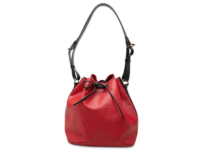 Louis Vuitton Red Epi Petit Bicolor Noe Rosso