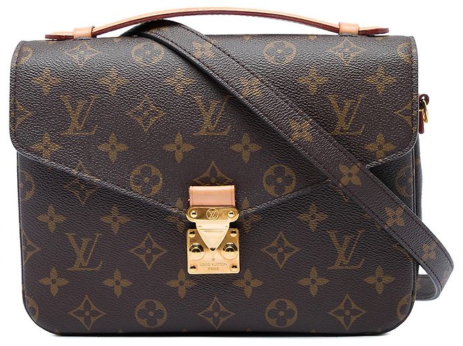Louis Vuitton Brown Monogram Pochette Metis Marrom